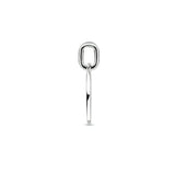 Graveerhanger Rond glans 18 mm 925/100 Zilver - inclusief lettergravure