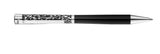 Waldmann Xetra Vienna Balpen - 925/1000 Zilver Hoogglans Zwart - Handgravure