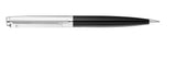 Waldmann Tuscany Balpen - 925/1000 Zilver - Hoogglans Zwart - Inclusief gravure