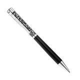 Waldmann Xetra Vienna Balpen - 925/1000 Zilver Hoogglans Zwart - Handgravure