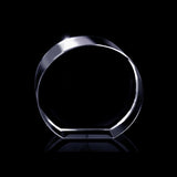 Glasgeschenk Rond - 70x64x32 mm - met gravure naar keuze