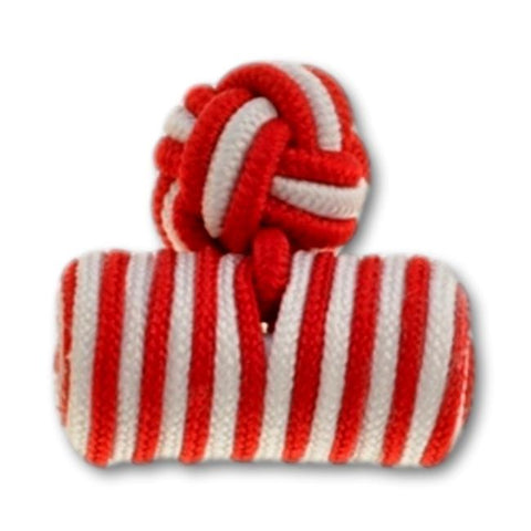 Manchetknopen Rood Wit Cilinder