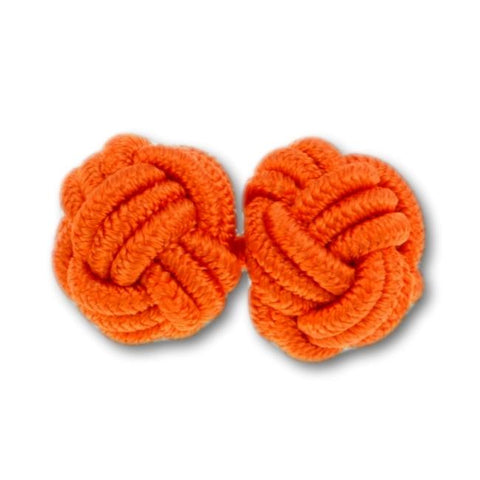 Manchetknopen Oranje Gevlochten