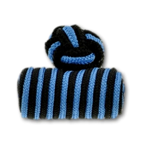 Manchetknopen Blauw Zwart Cilinder