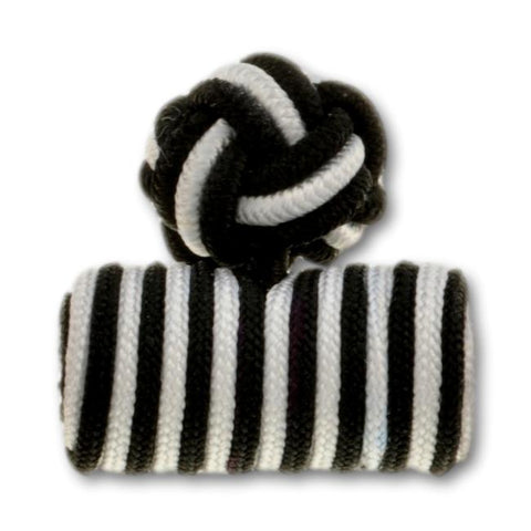 Manchetknopen Zwart Wit Cilinder