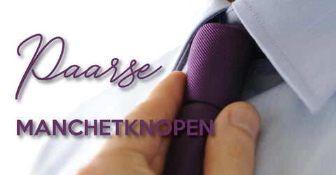 Paarse Manchetknopen