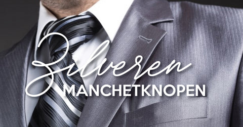 Zilveren Manchetknopen - Zilverkleurige Manchetknopen