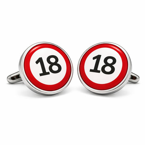 Manchetknopen Verjaardag 18 Jaar