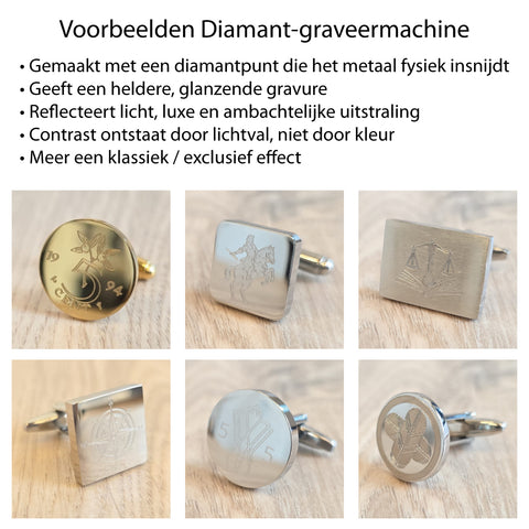 Reverspin Goudkleurig Gematteerd – Met Eigen Logo Gravure