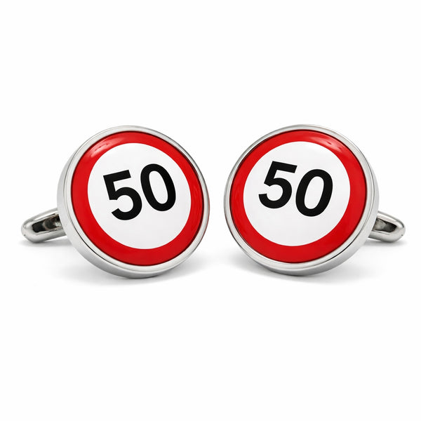 Manchetknopen Verjaardag 50 Jaar