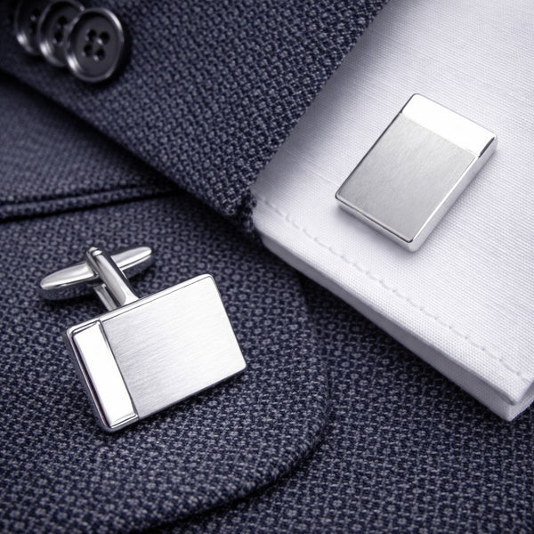 Zilveren Manchetknopen Element - Sterling Zilver