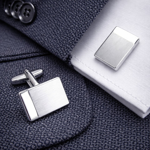 Zilveren Manchetknopen Element - Sterling Zilver