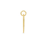 Graveerhanger Rond glans bolletjes 16 mm 14K Geelgoud - met gravure naar keuze