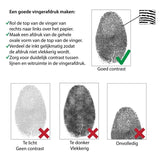Tips voor het maken van een goede vingerafdruk