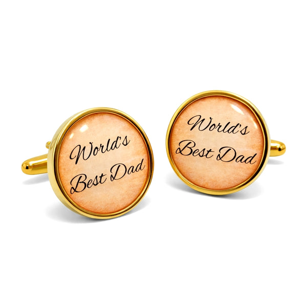 Manchetknopen World's Best Dad
