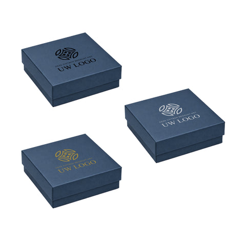ECO Sieradendoosjes met Eigen Logo – FSC® Karton - Blauw