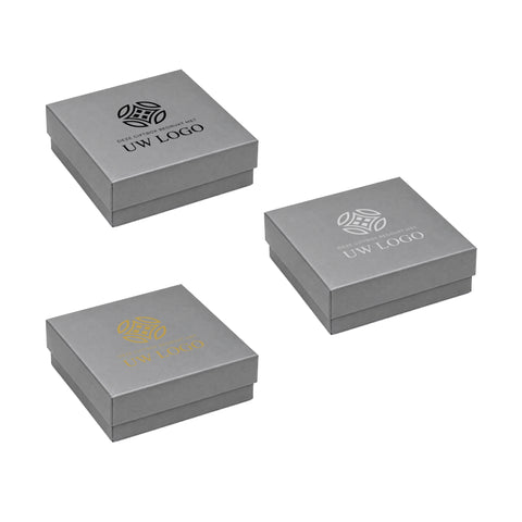 ECO Sieradendoosjes met Eigen Logo – FSC® Karton - Grijs