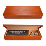 Amsterdam in 925 Zilver – Markante Stadsmanchetknopen