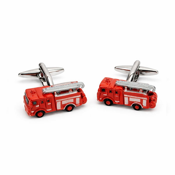 Manchetknopen Brandweerwagen Rood