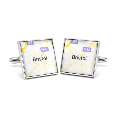 Manchetknopen Bristol – Stad op Manchetknopen