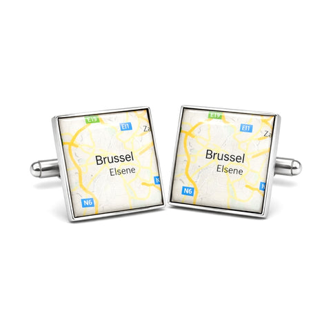 Manchetknopen Brussel – Stad op Manchetknopen