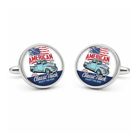 Manchetknopen Vintage Truck