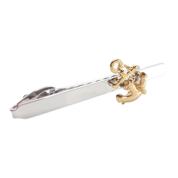 Dasklem Maritiem Anker - Combinatie Zilver- Goudkleurig