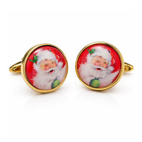 Manchetknopen Kerstman