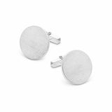 Zilveren Manchetknopen Rond met uw Familiewapen gravure- Sterling Zilver