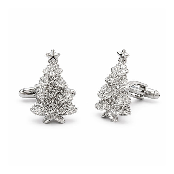 Manchetknopen Kerstboom