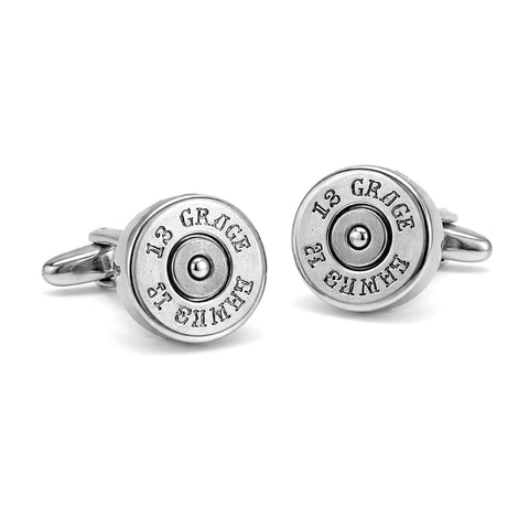 Manchetknopen Kogel Zilver