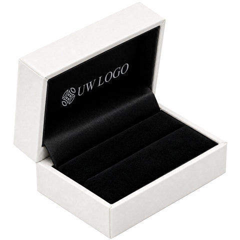 Luxe Sieradendoosjes met Eigen Logo – Kunstleer - Wit