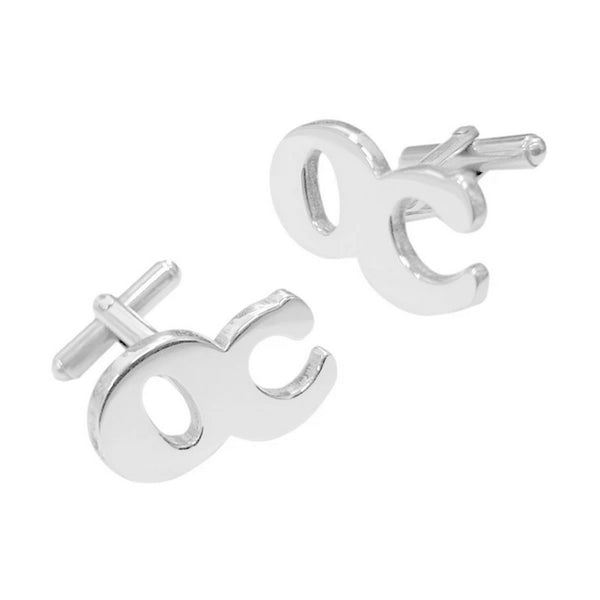 Manchetknopen met uw Initialen - Handgemaakt van Sterling Zilver