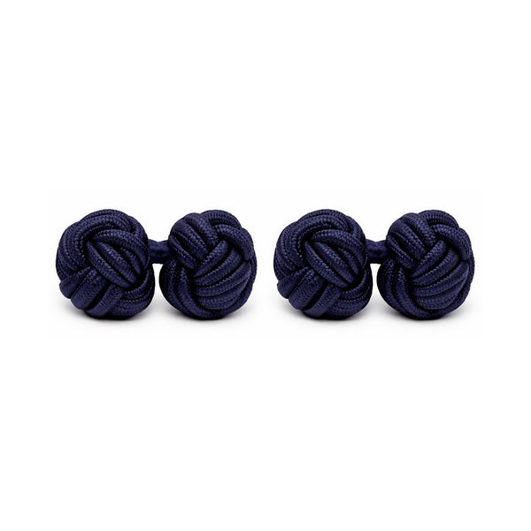 Bachelor Knots Manchetknopen – Marineblauw
