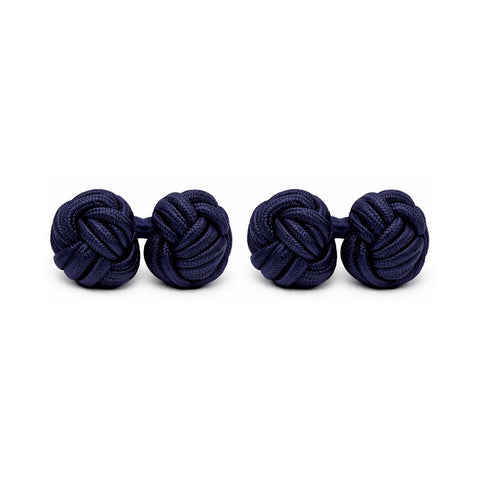 Bachelor Knots Manchetknopen – Marineblauw
