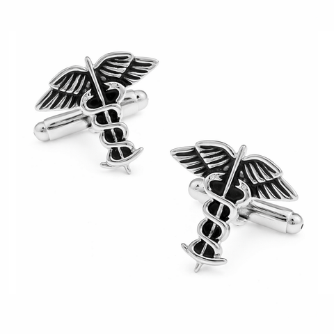 Manchetknopen Caduceus