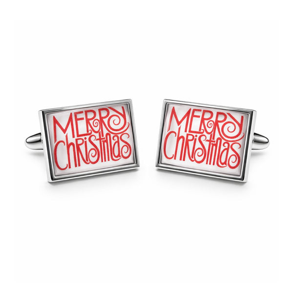Manchetknopen Merry Christmas