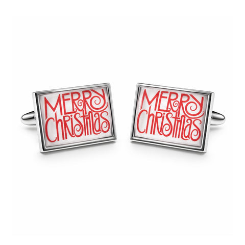Manchetknopen Merry Christmas