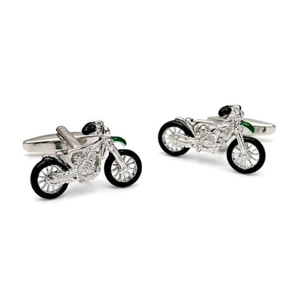 Manchetknopen Zilverkleurige Chopper