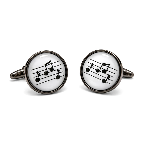 Manchetknopen Muzieknoten
