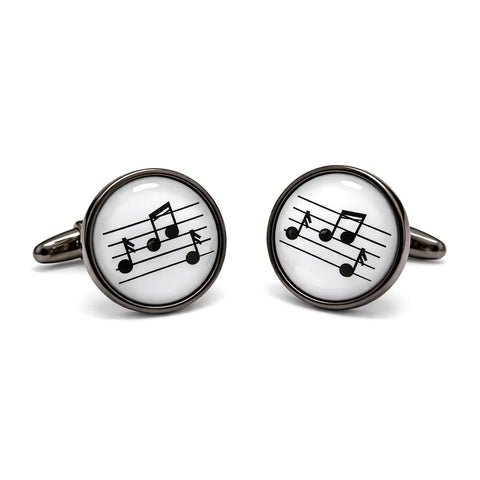 Manchetknopen Muzieknoten