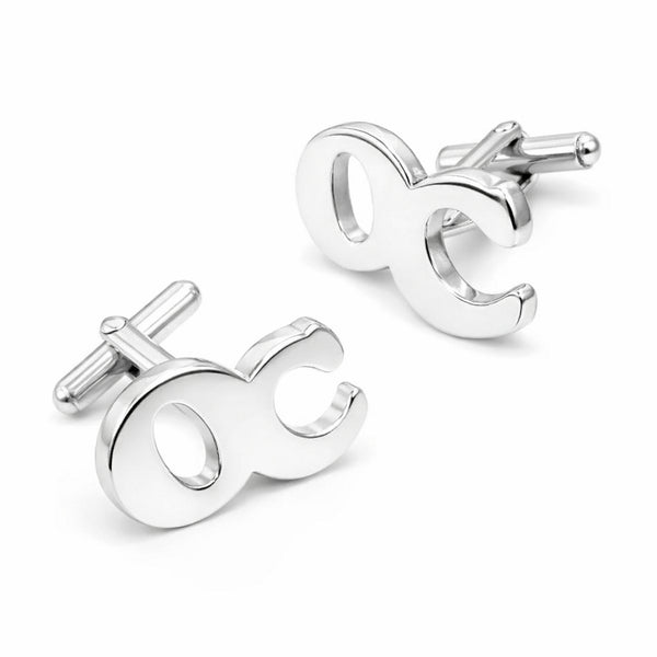 Manchetknopen met uw Initialen - Handgemaakt van Sterling Zilver