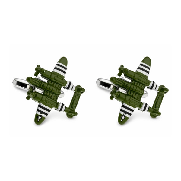 Manchetknopen P38 Lightning Aircraft