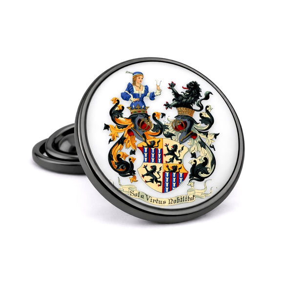 Revers Pin met uw eigen familiewapen - Antraciet