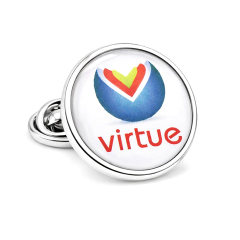 Revers pin met uw eigen afbeelding - Zilverkleurig