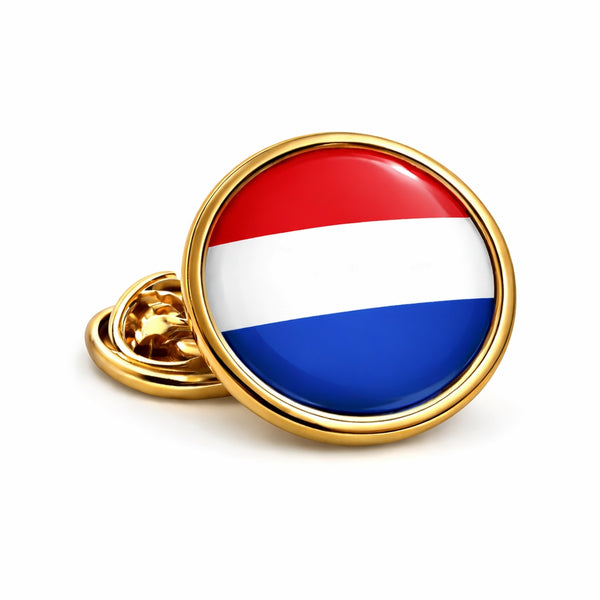 Revers Pin Vlag Nederland - Goudkleurig