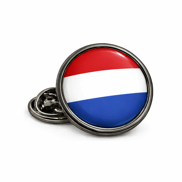 Revers Pin Vlag Nederland - Antraciet