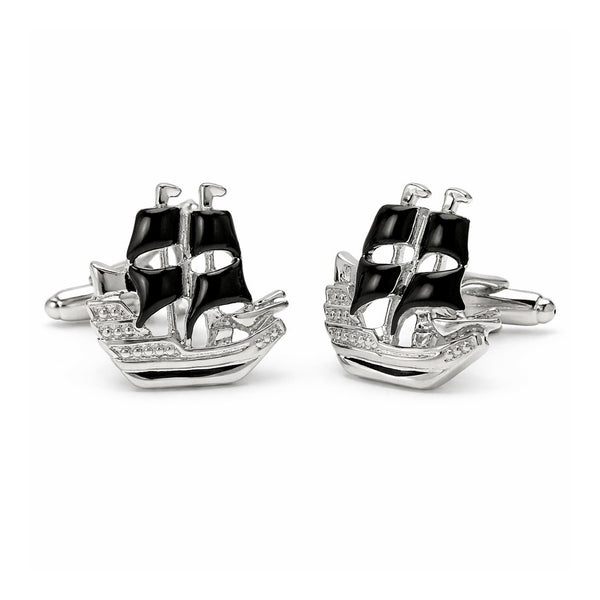 Manchetknopen Piratenschip