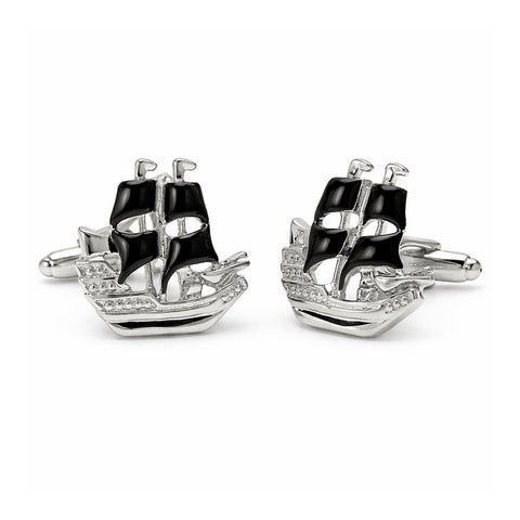 Manchetknopen Piratenschip