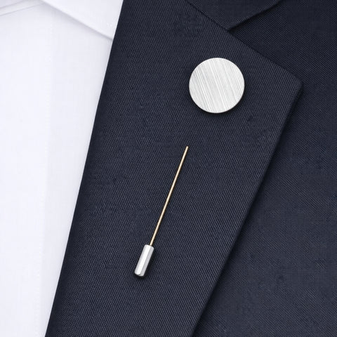 Reversspeld Rond Mat met Lettergravure - Echt Zilver